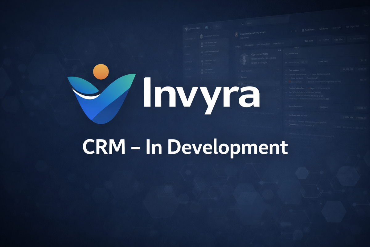 Invyra CRM in development announcement